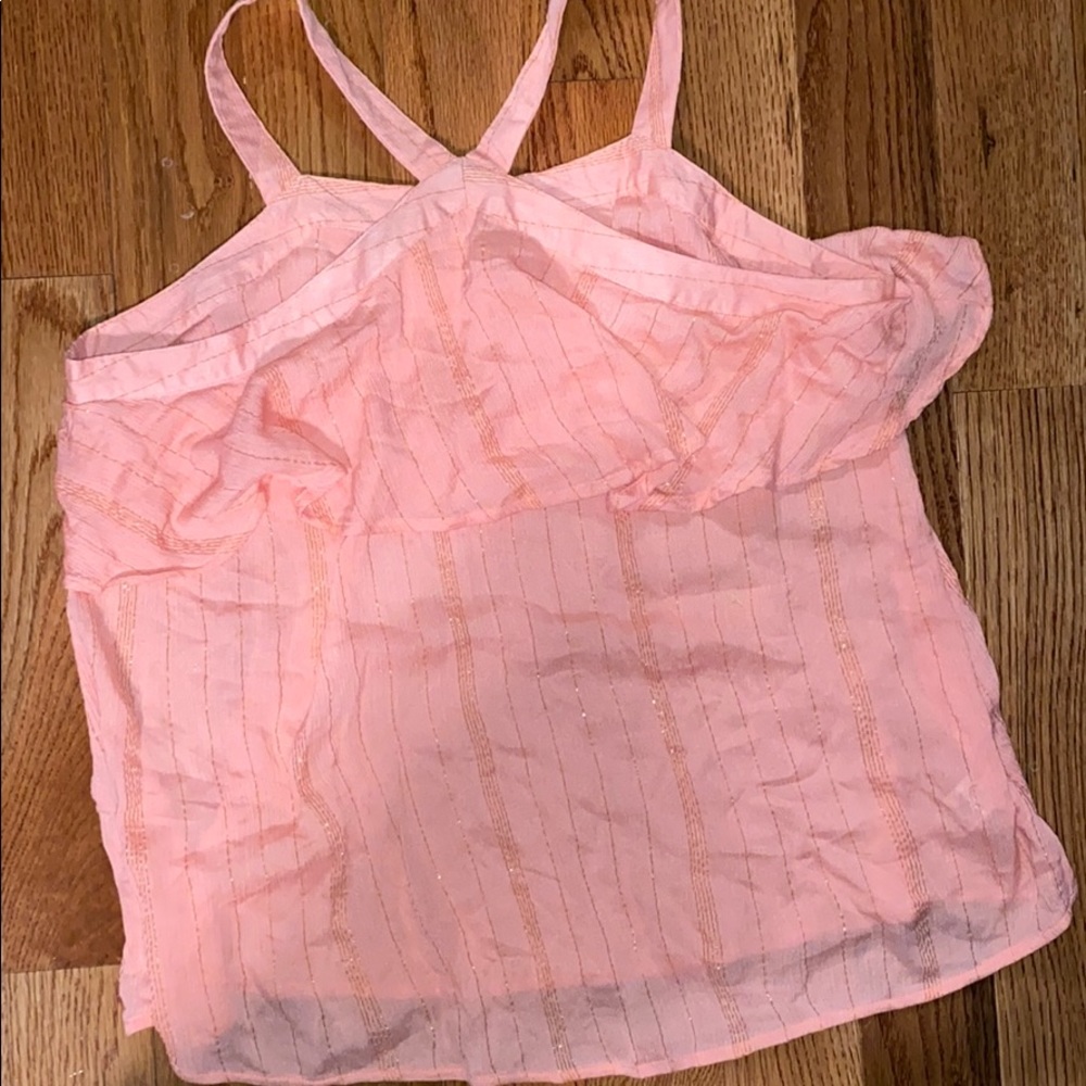 Maurices V Strap Ruffle Tank Top